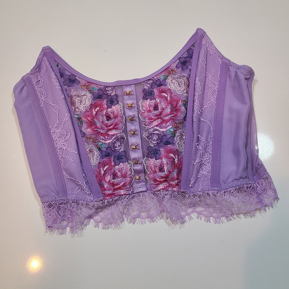 NWT Victoria's Secret Dream Angels Floral Bra Top in Size Small
